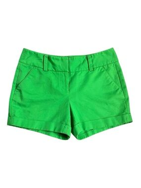 VINCE CAMUTO green cotton blend stretch shorts size 8